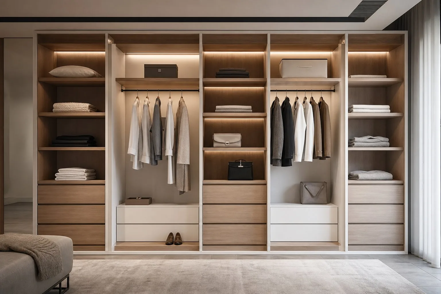 Modular Shelving Closet