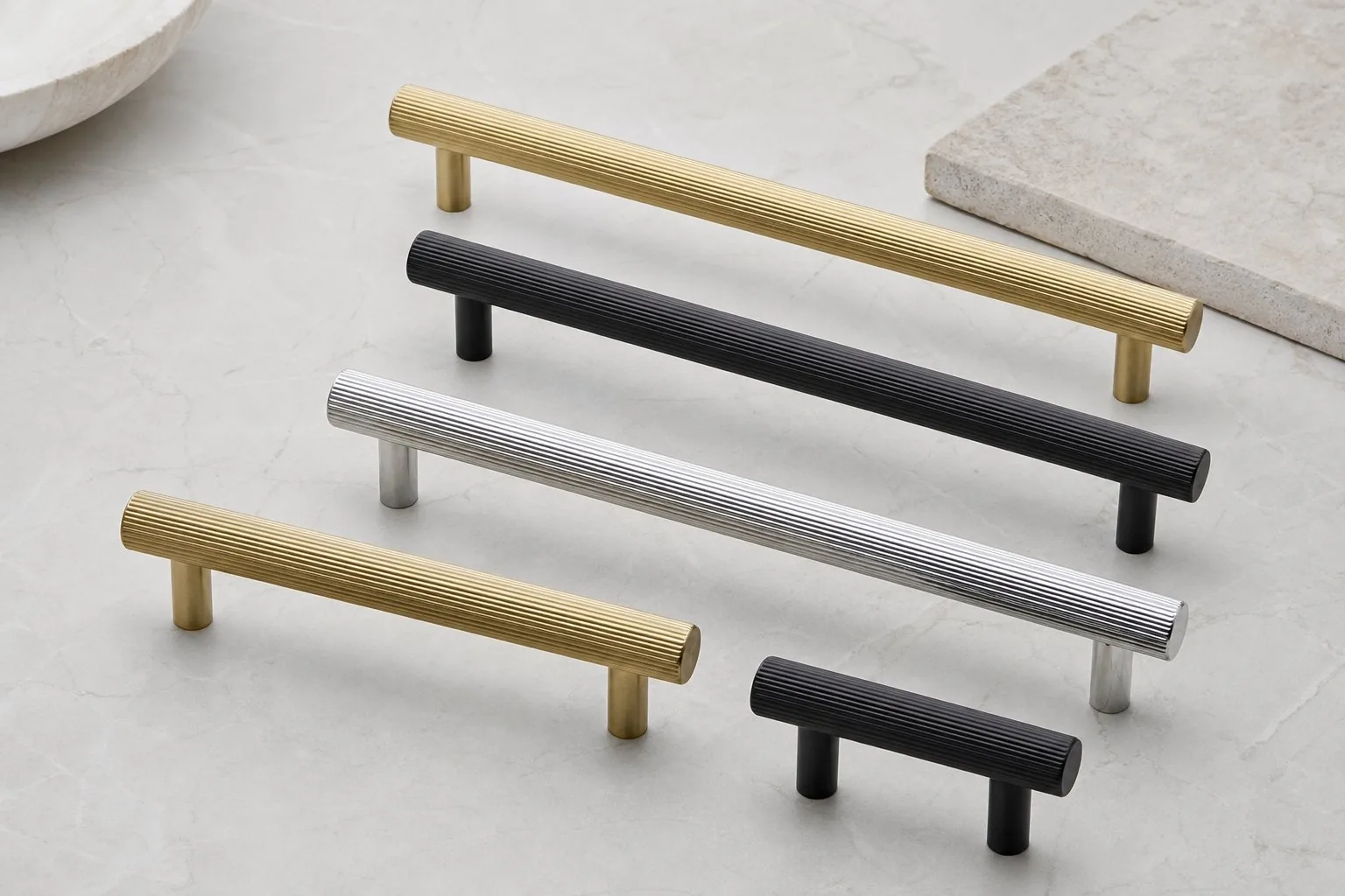 Ribbed Bar Handles