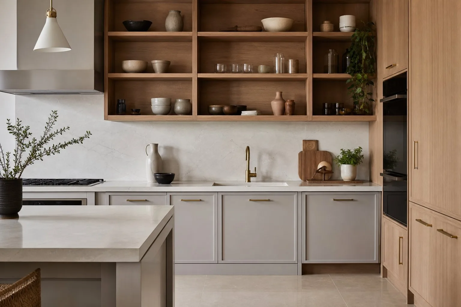 Open Shelving Kitchen