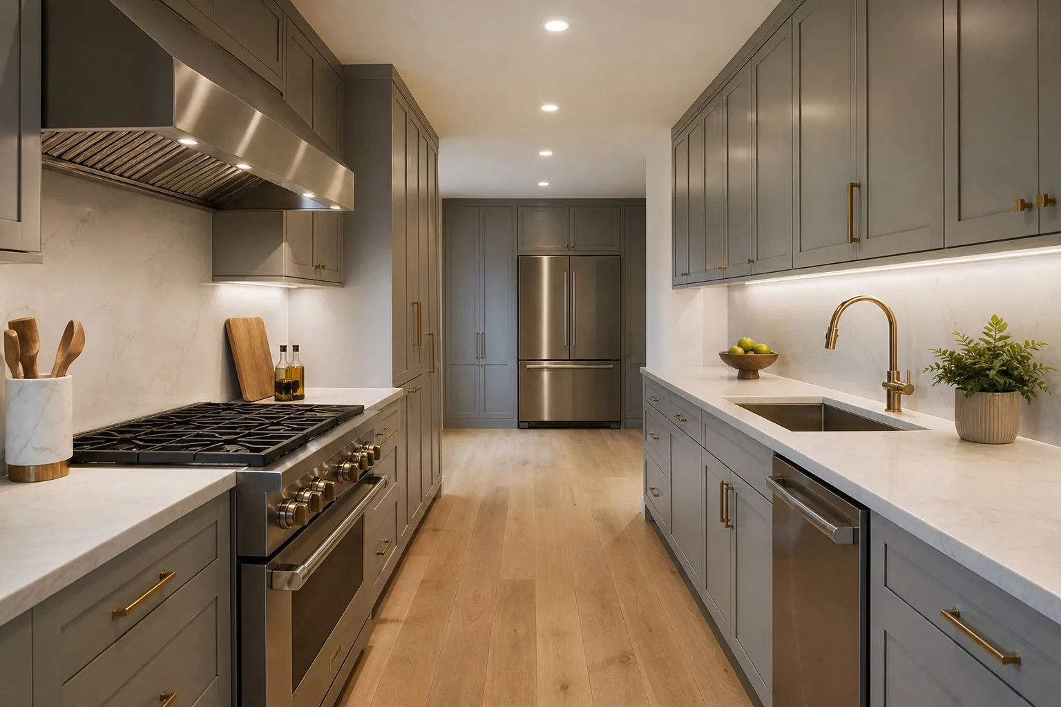 Streamlined Kitchen Layout