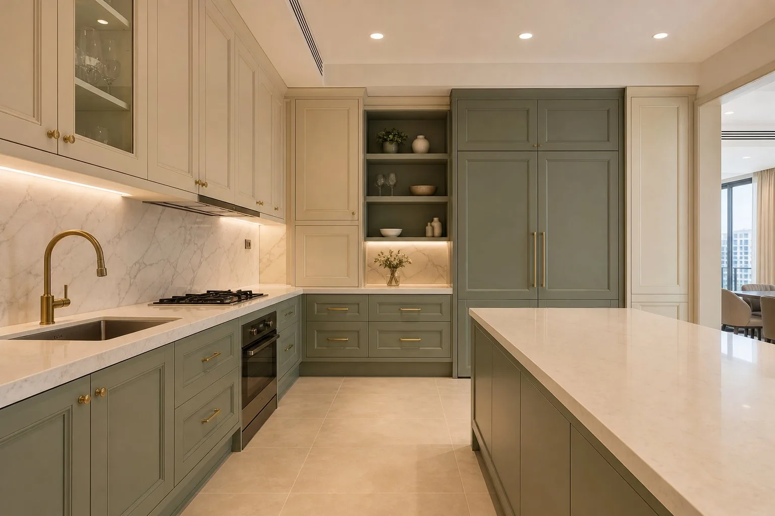 Polished Kitchen Finish