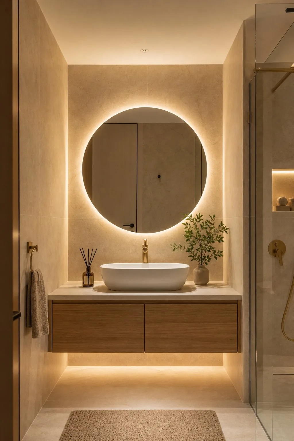 Backlit Mirror Vanity
